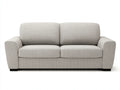 Sofá de 2 plazas 180×90×85 cm - tela gris claro - diseño contemporáneo salón