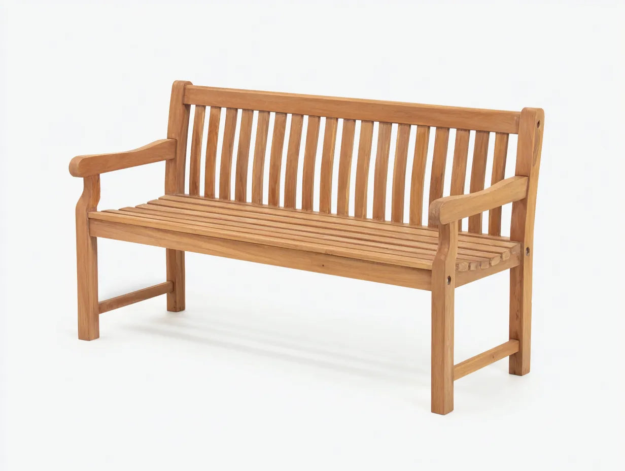 Banco de terraza moderno 180 × 45 × 45 cm - blanco - diseño minimalista exterior