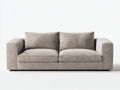Sofá de 2 plazas 210 × 98 × 82 cm - beige - diseño moderno para salón