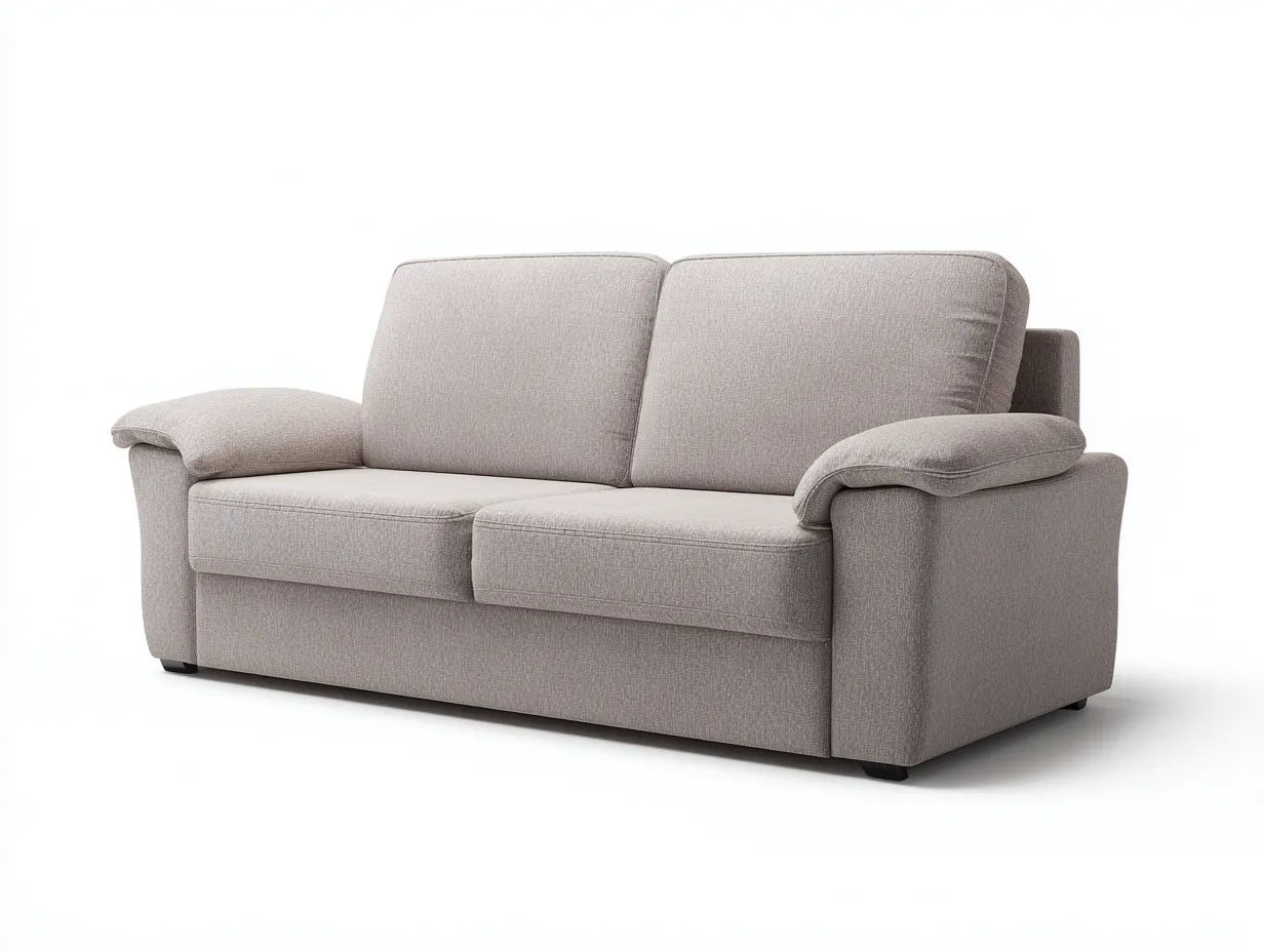 Sofá de 2 plazas 180 × 90 × 85 cm - gris claro - diseño moderno y cómodo para salón
